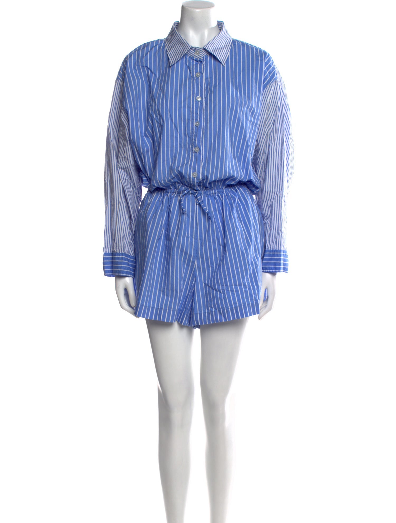 Faithfull The Brand Striped Romper