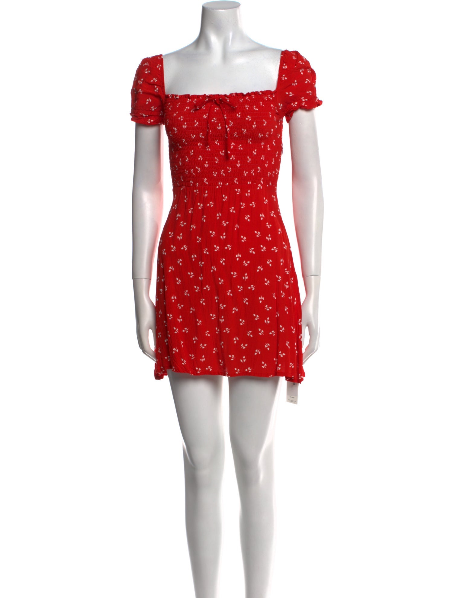 Faithfull The Brand Floral Print Mini Dress