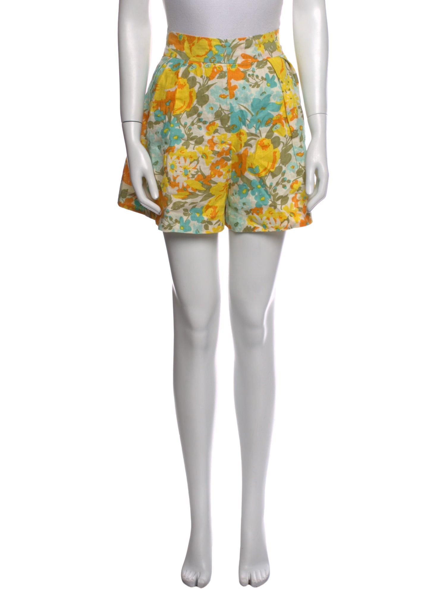 Faithfull The Brand Linen Mini Shorts