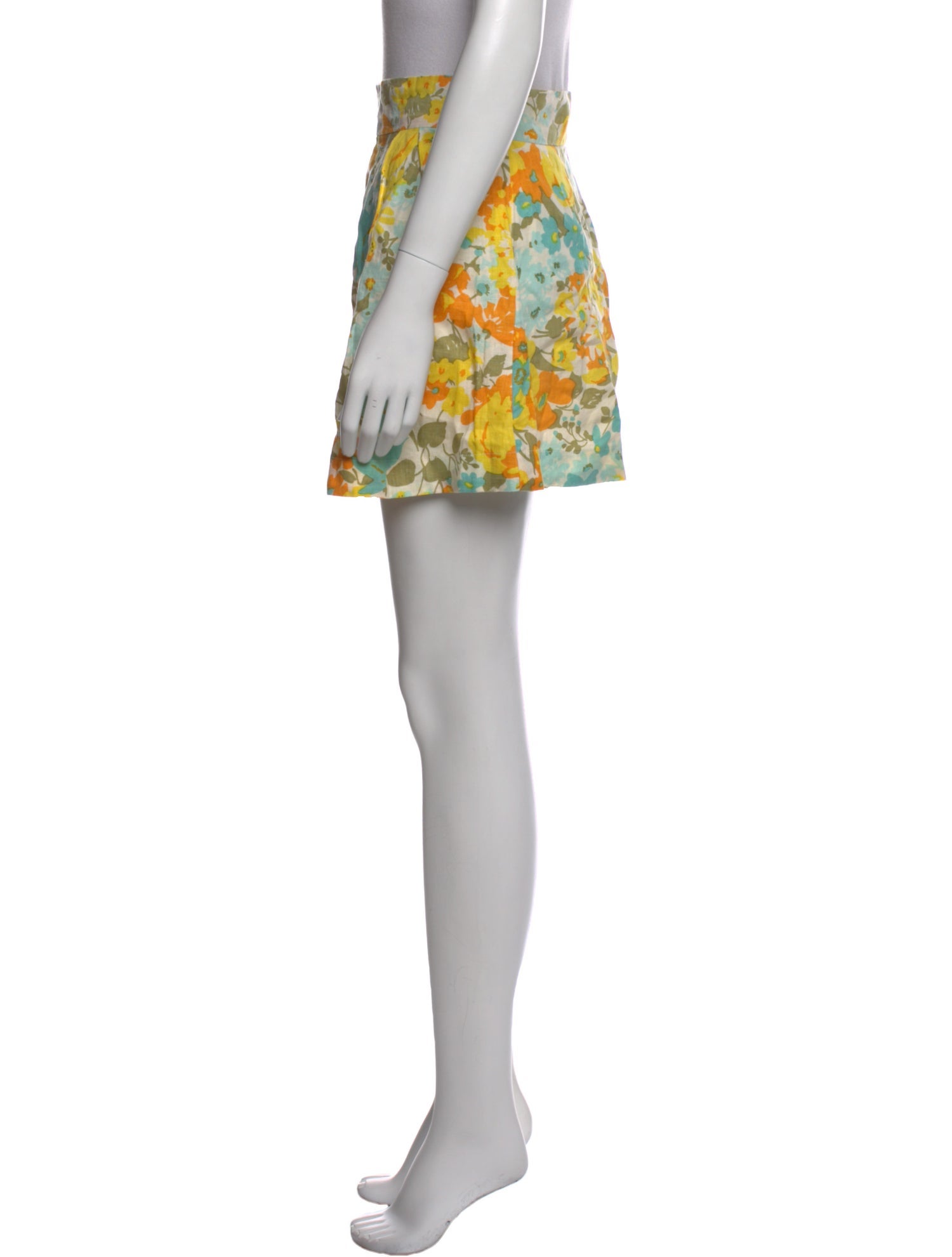 Faithfull The Brand Linen Mini Shorts