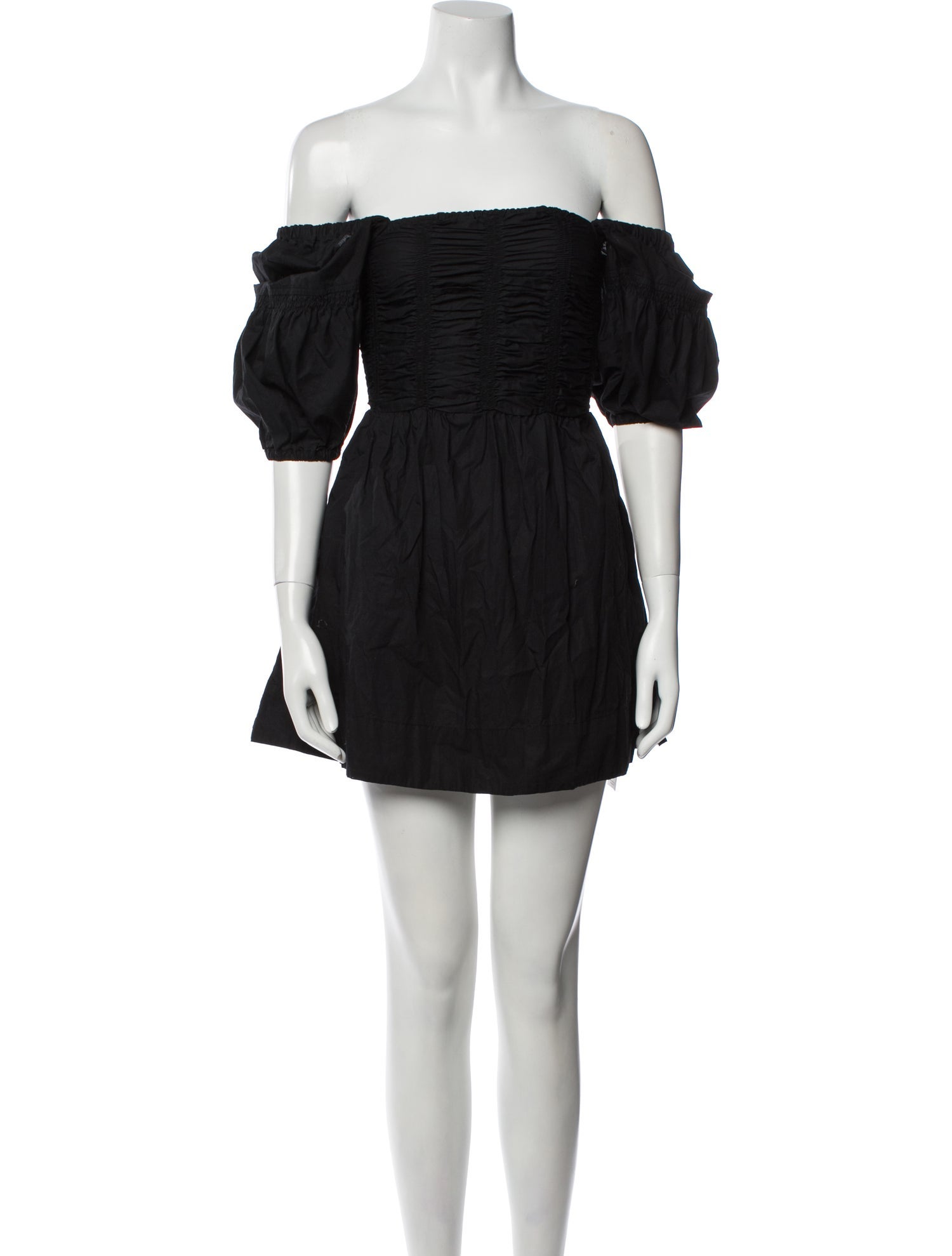 Faithfull The Brand Off-The-Shoulder Mini Dress