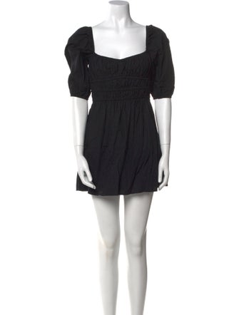 Faithfull The Brand Square Neckline Mini Dress