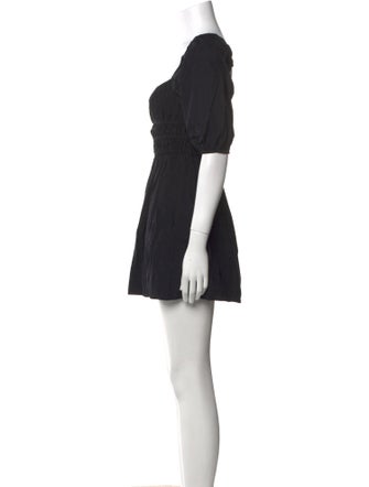 Faithfull The Brand Square Neckline Mini Dress