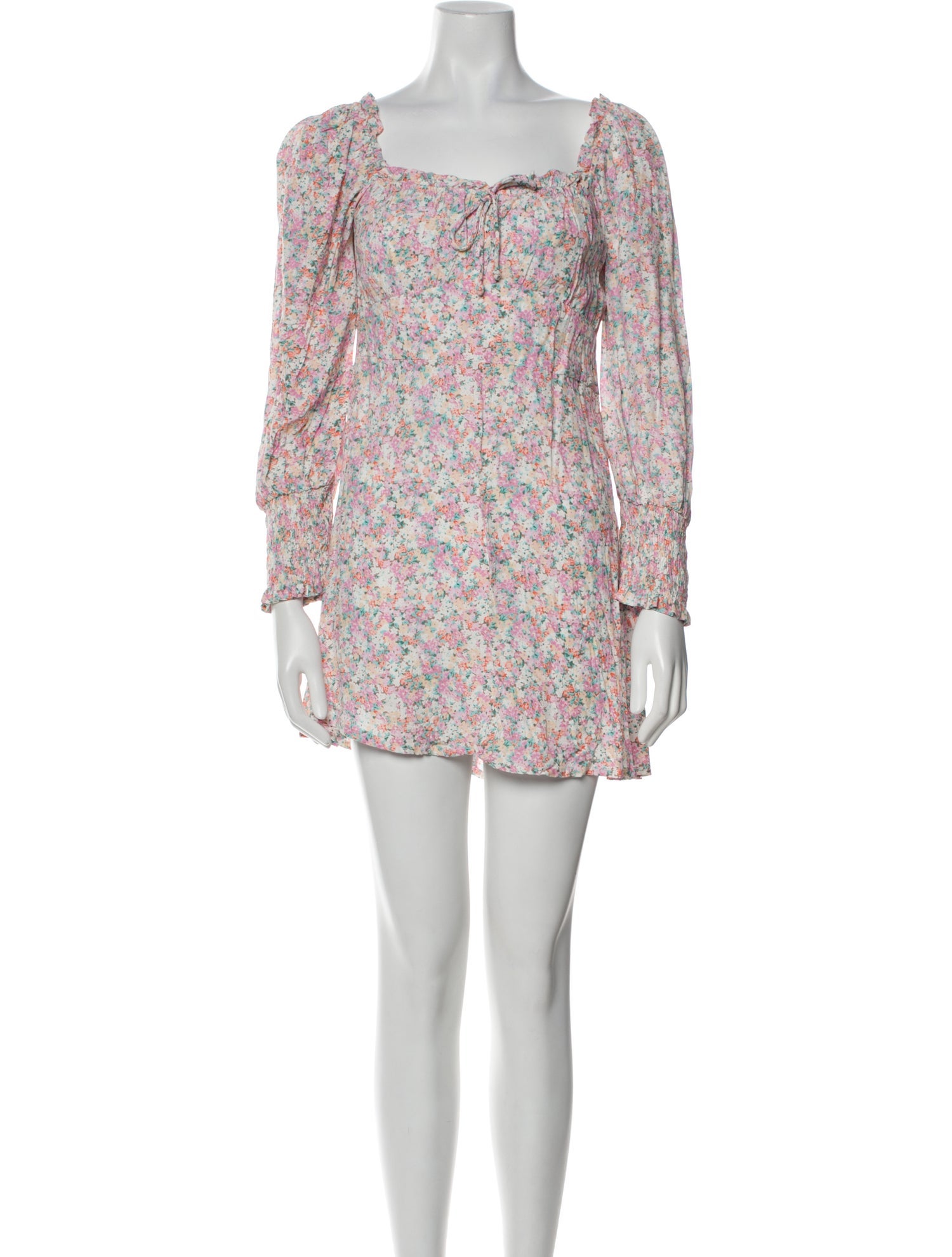 Faithfull The Brand Floral Print Mini Dress w/ Tags