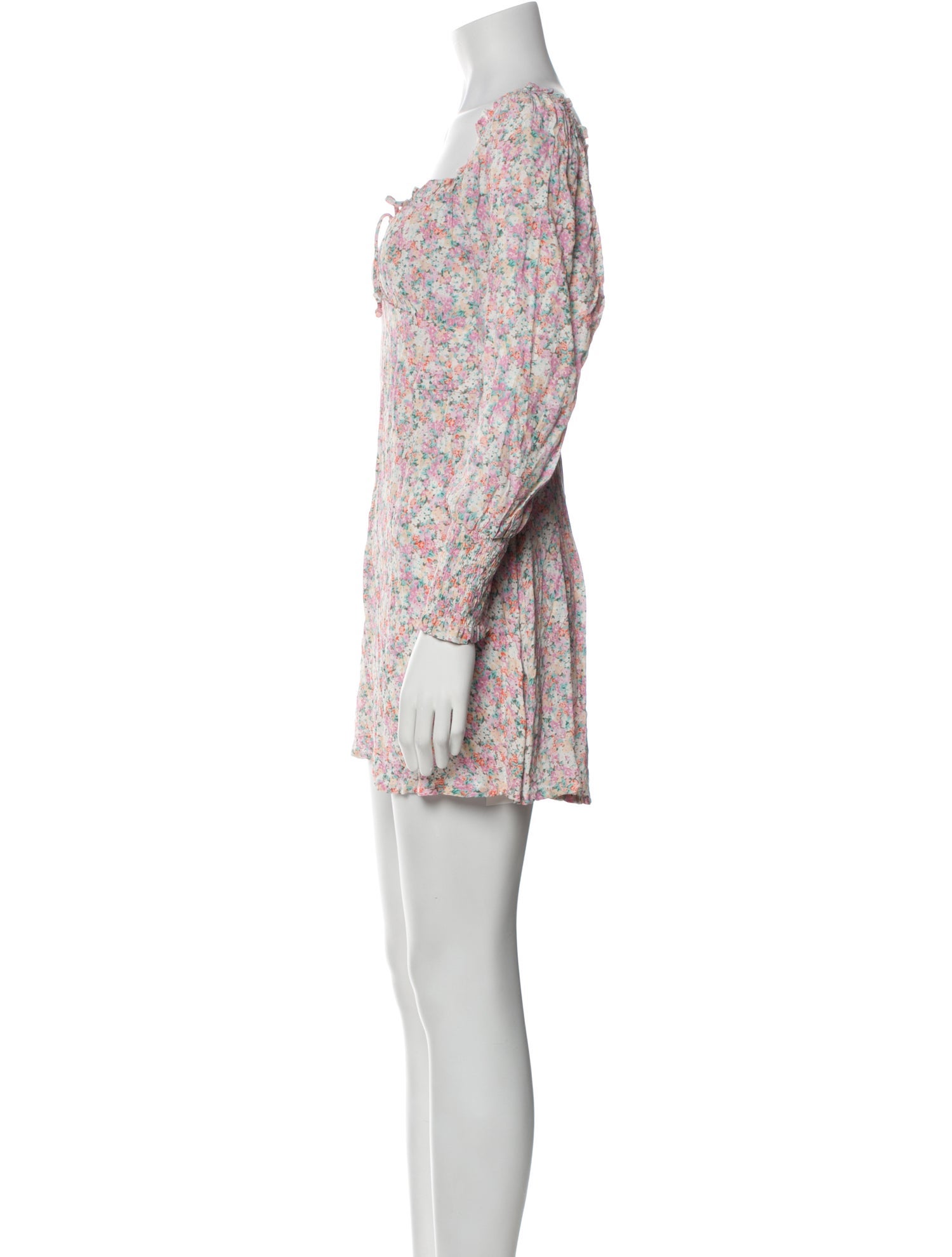 Faithfull The Brand Floral Print Mini Dress w/ Tags