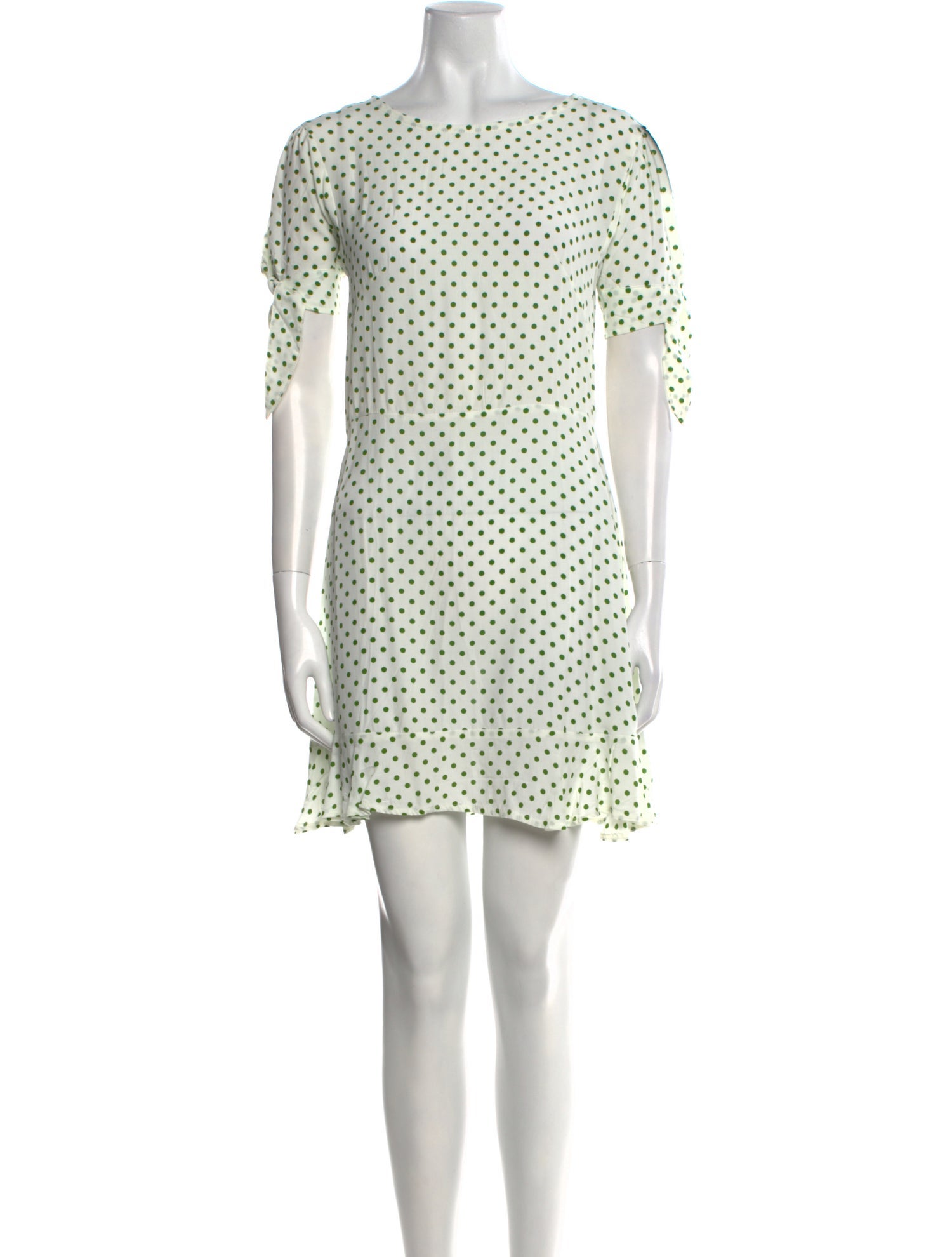 Faithfull The Brand Polka Dot Print Mini Dress