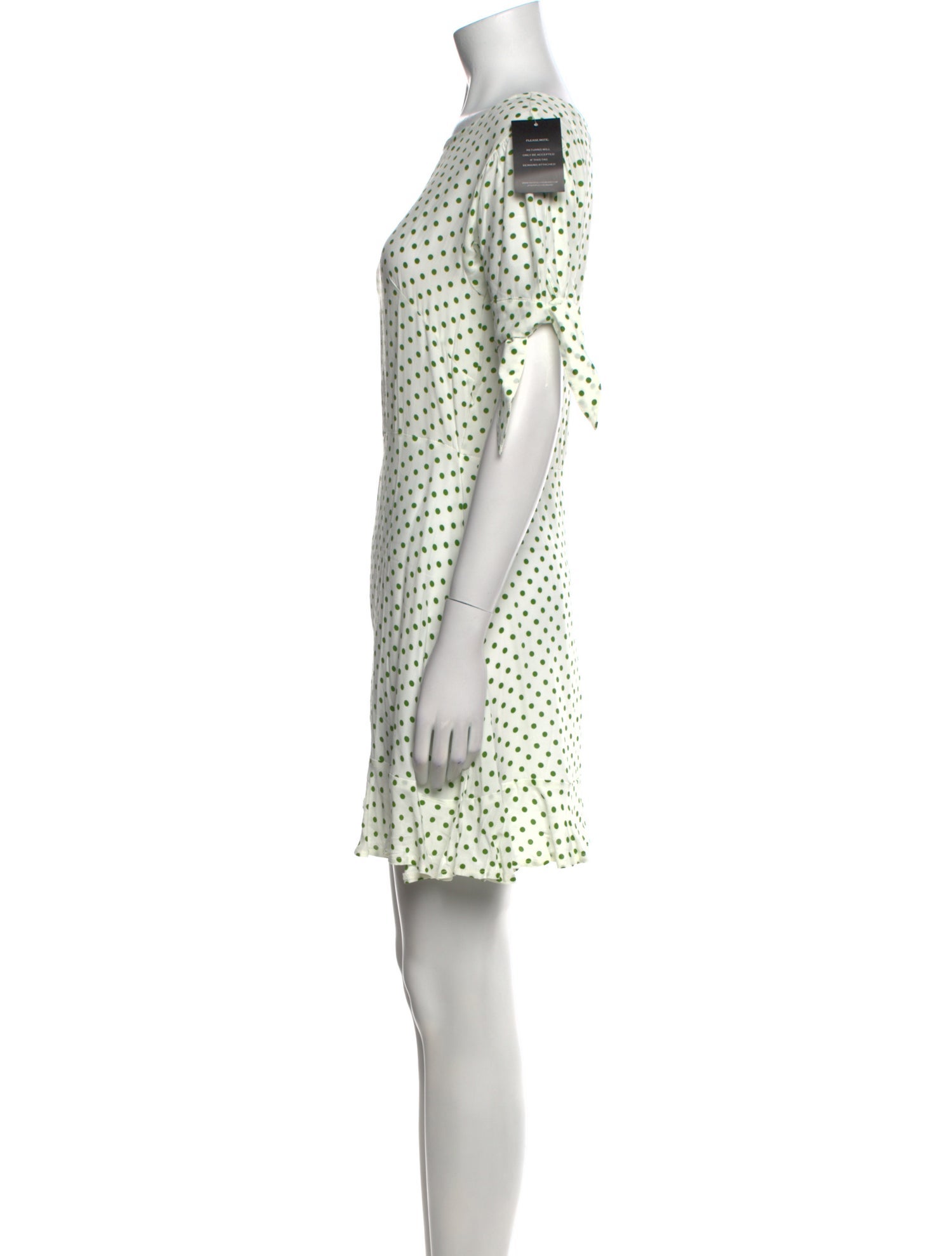 Faithfull The Brand Polka Dot Print Mini Dress