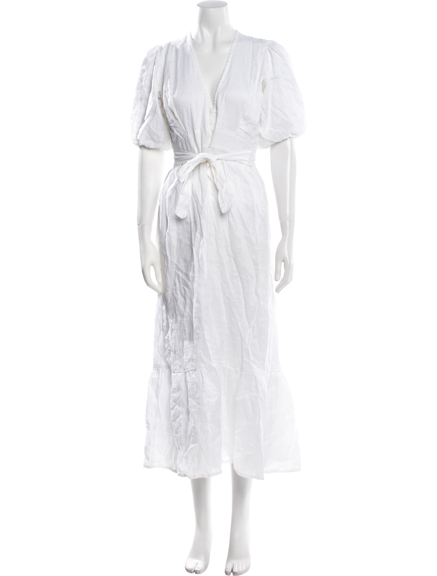 Faithfull The Brand Linen Long Dress