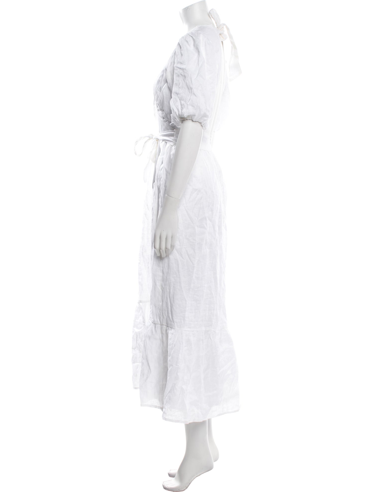 Faithfull The Brand Linen Long Dress