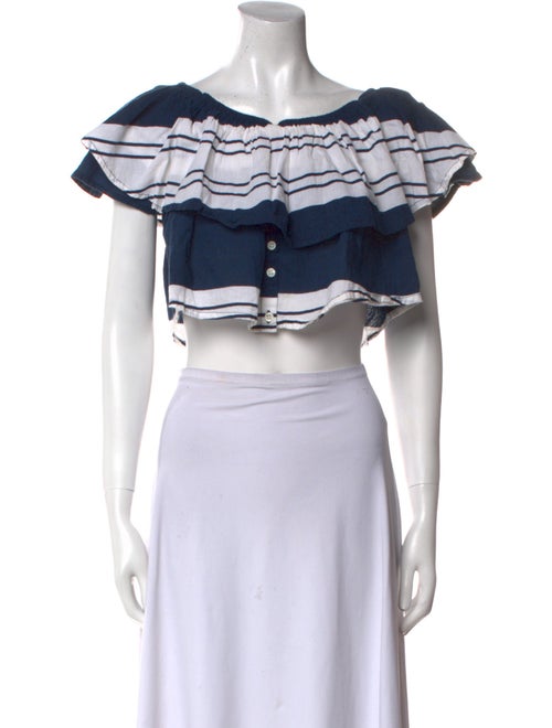 Faithfull The Brand Scoop Neck Short Sleeve Crop Top