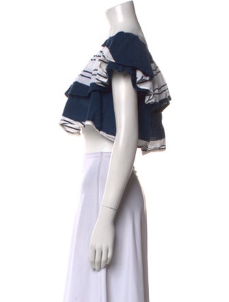 Faithfull The Brand Scoop Neck Short Sleeve Crop Top