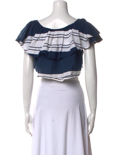 Faithfull The Brand Scoop Neck Short Sleeve Crop Top