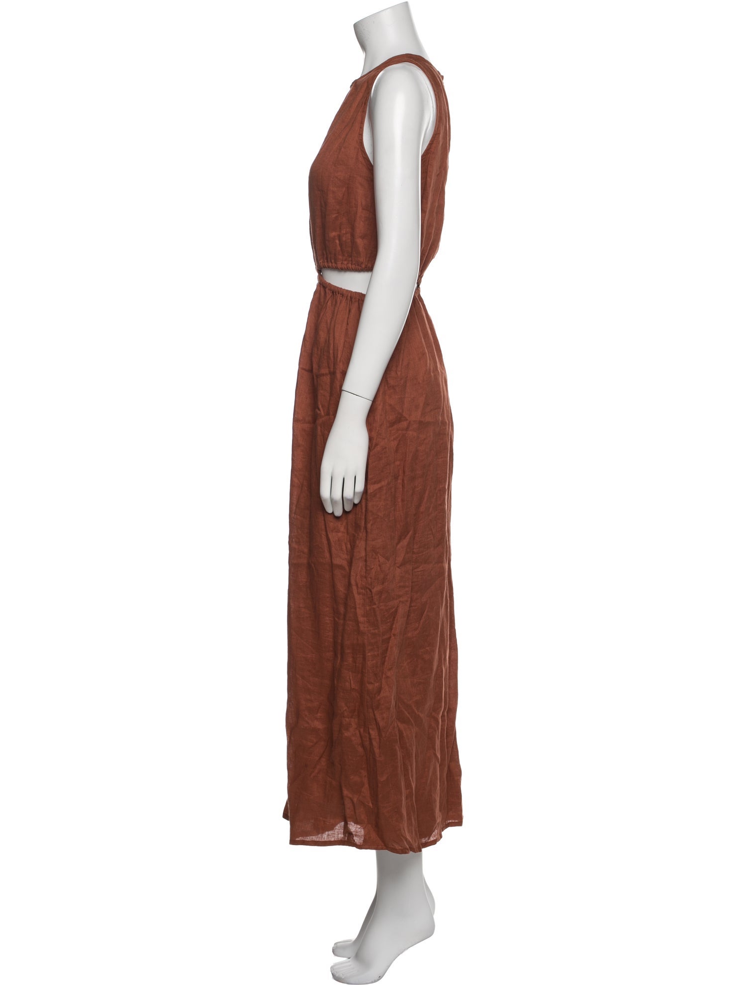 Faithfull The Brand Linen Long Dress