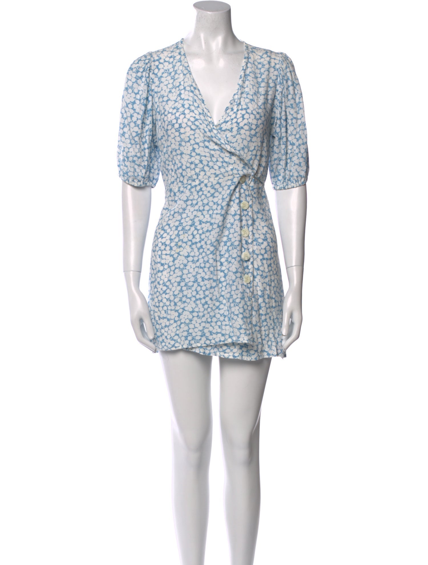 Faithfull The Brand Floral Print Mini Dress