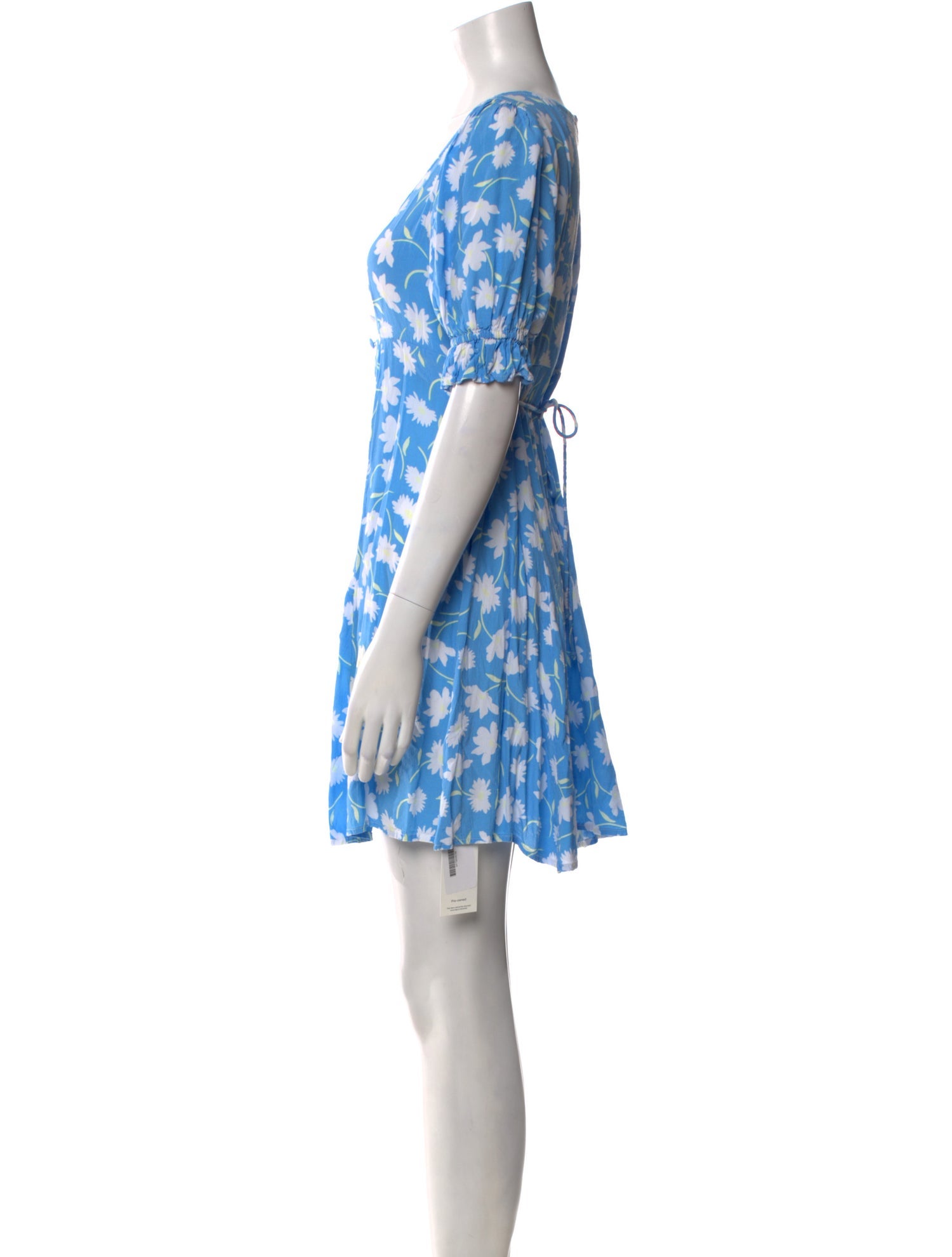 Faithfull The Brand Floral Print Mini Dress