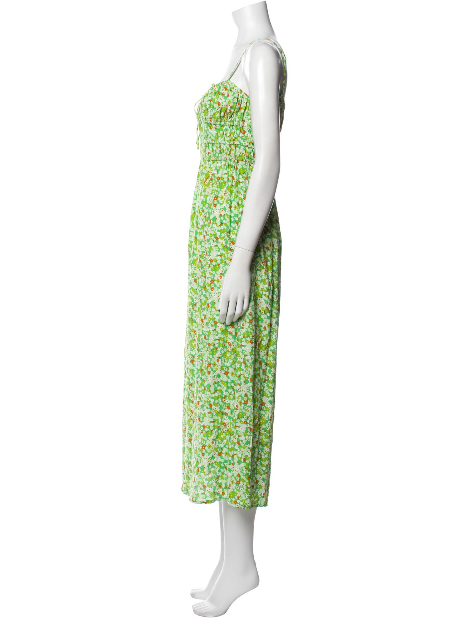 Faithfull The Brand Floral Print Long Dress w/ Tags