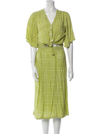 Faithfull The Brand Boulevard/Marin - Djerra Check Printed Skirt Set