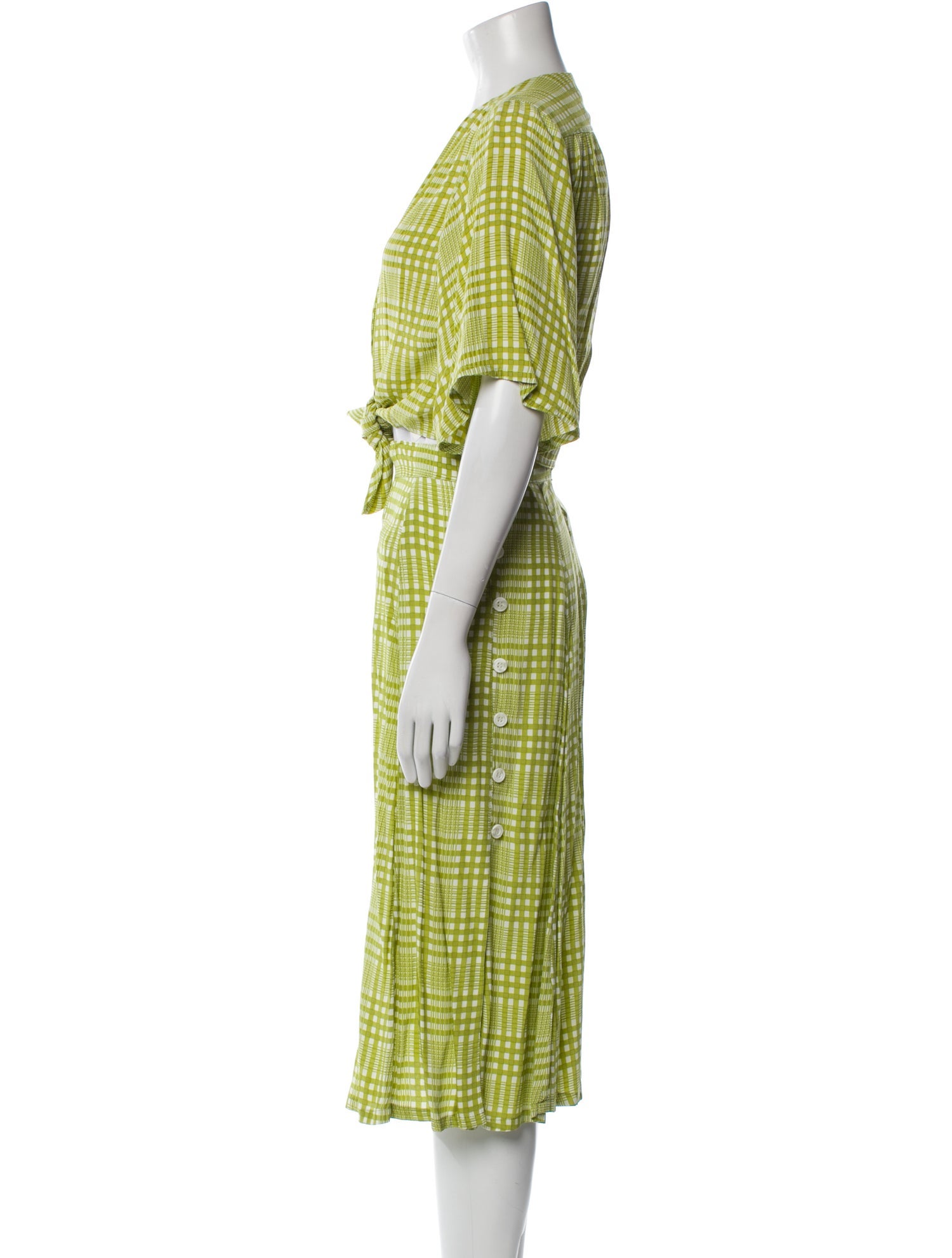 Faithfull The Brand Boulevard/Marin - Djerra Check Printed Skirt Set