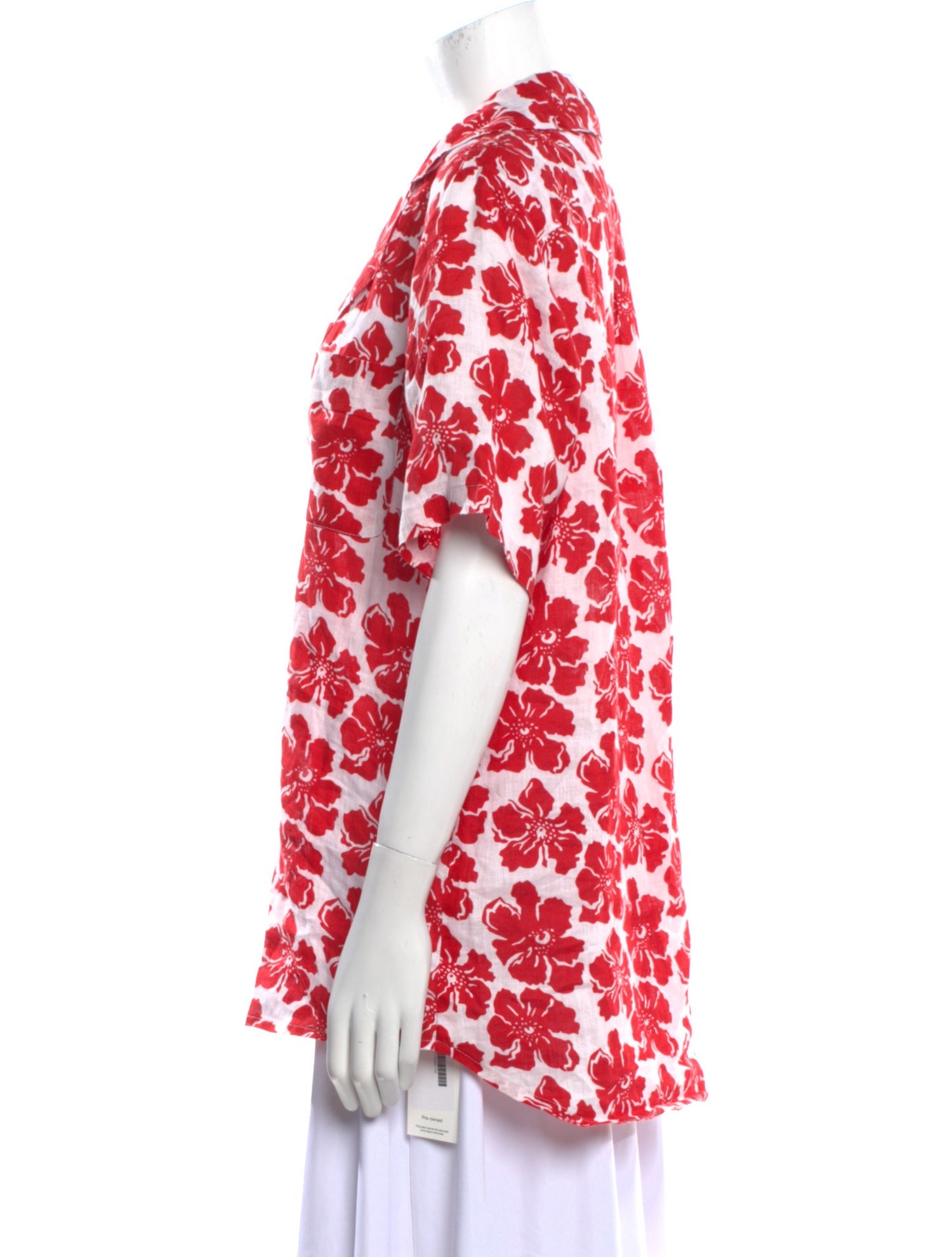 Faithfull The Brand Linen Floral Print Tunic