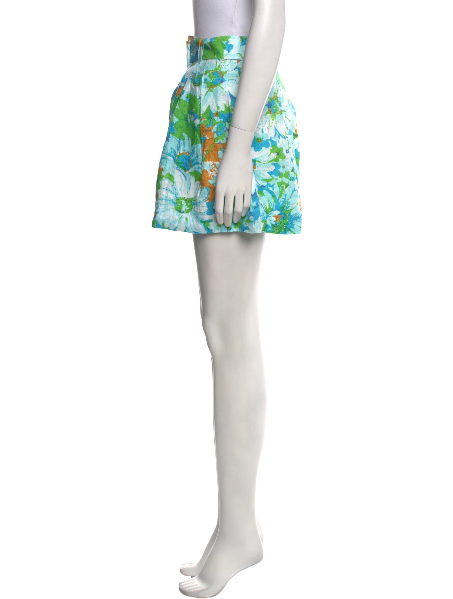 Faithfull The Brand Linen Mini Shorts