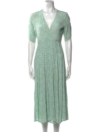 Faithfull The Brand Floral Print Long Dress