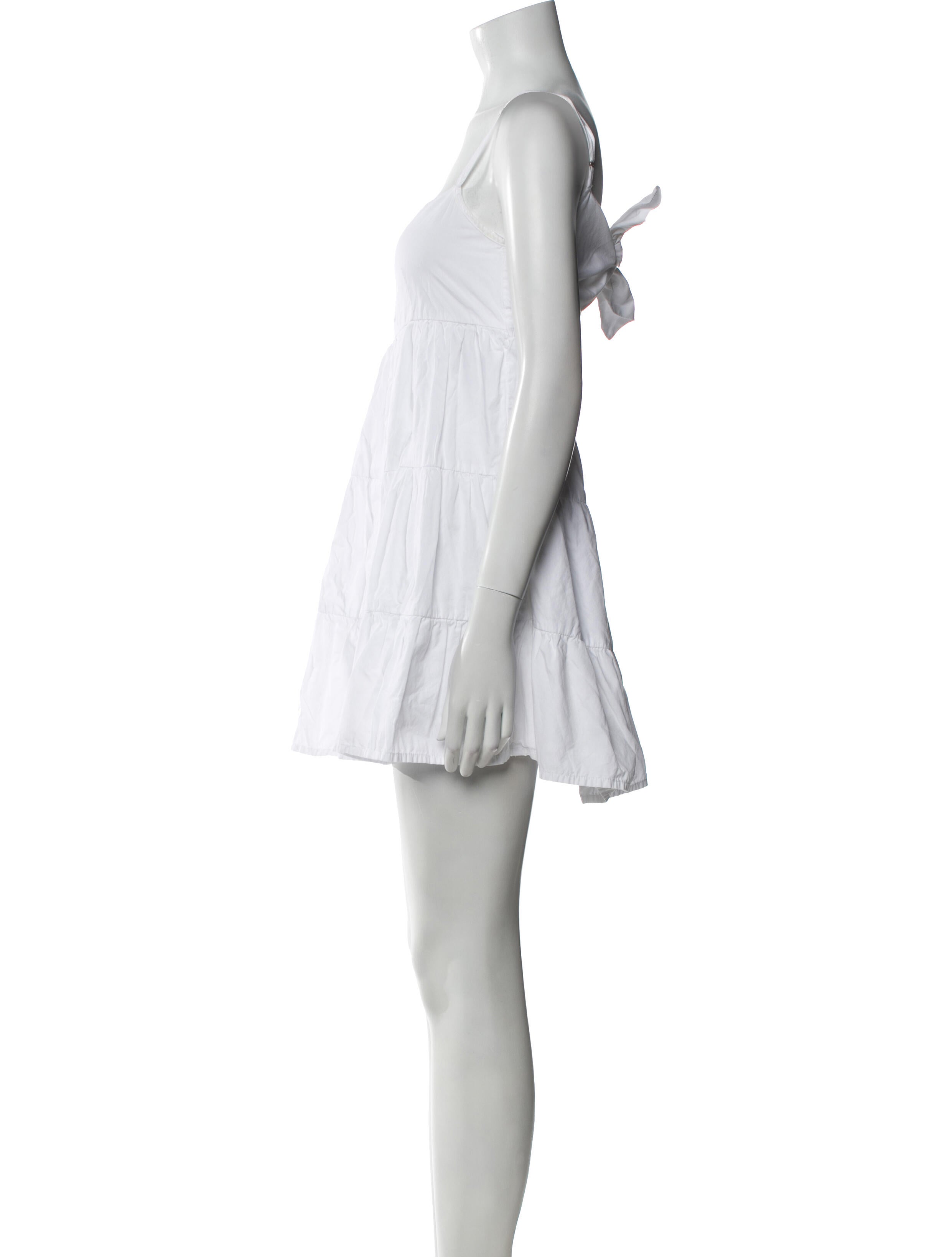 Faithfull The Brand Square Neckline Mini Dress