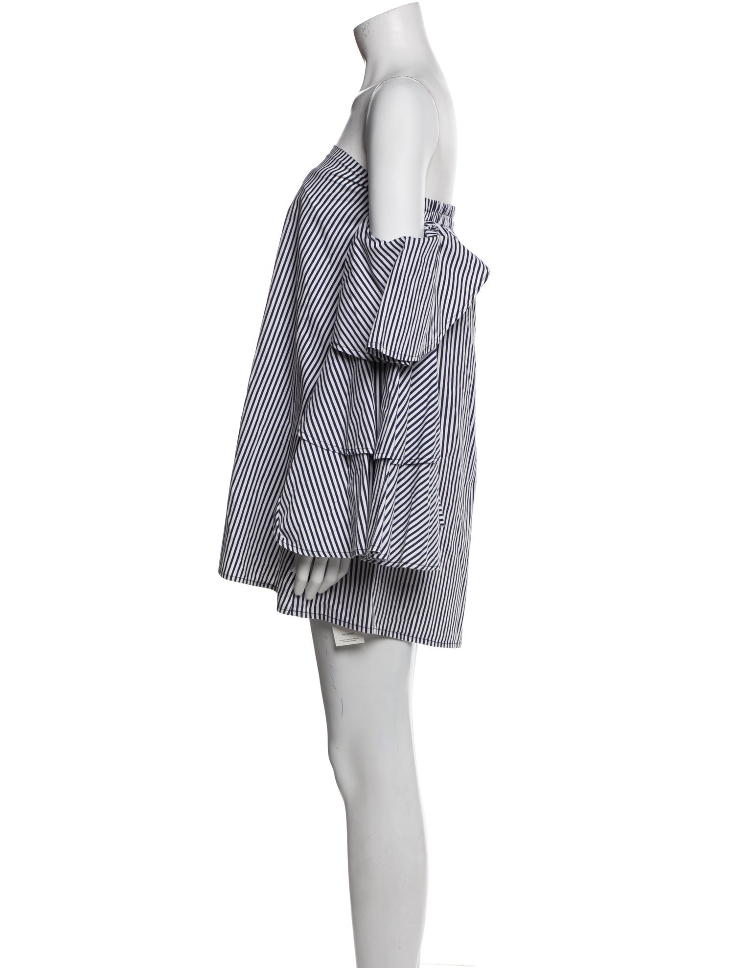 Faithfull The Brand Striped Off-The-Shoulder Tunic