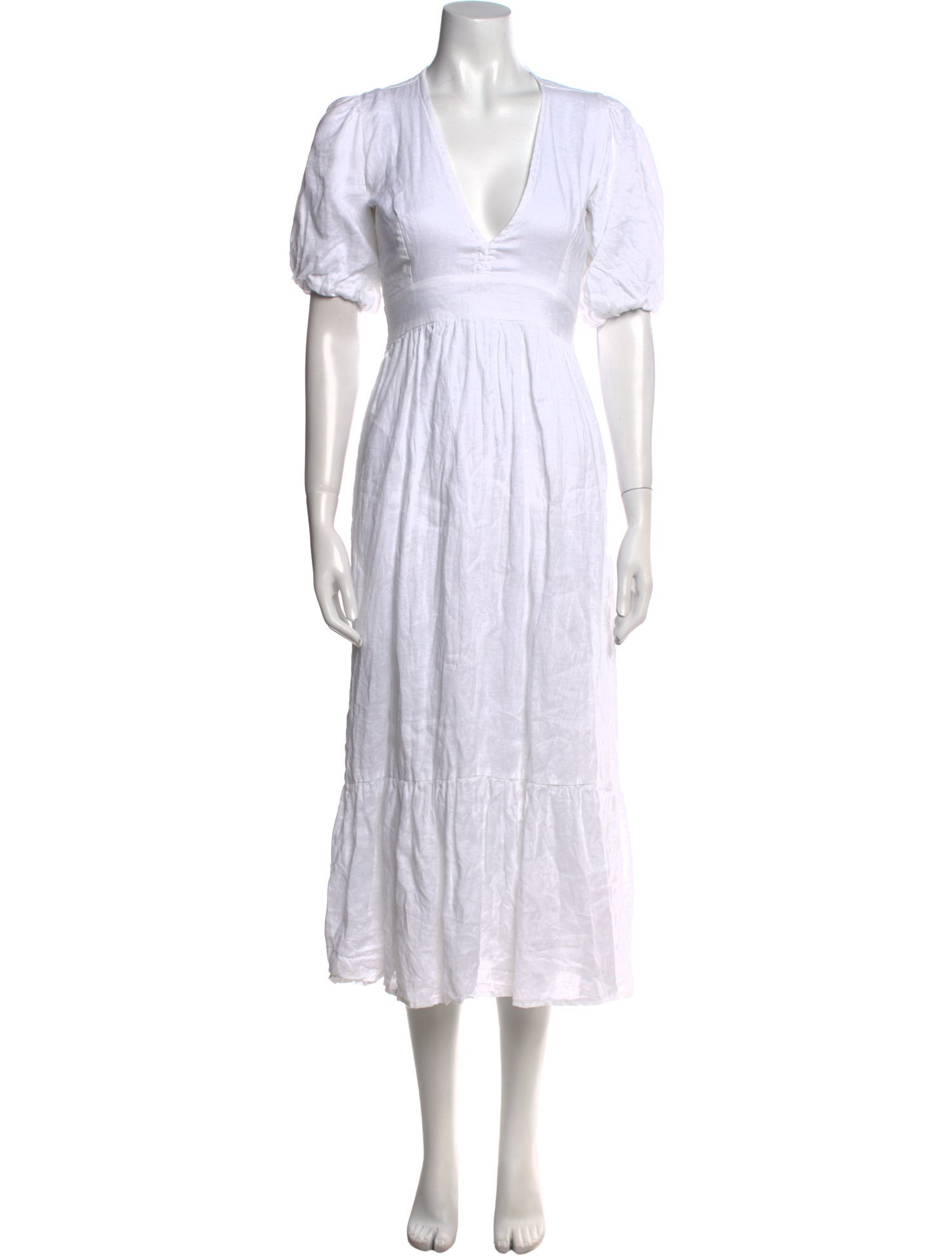 Faithfull The Brand Linen Long Dress