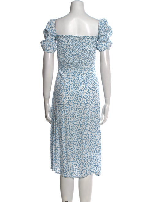 Faithfull The Brand Floral Print Midi Length Dress