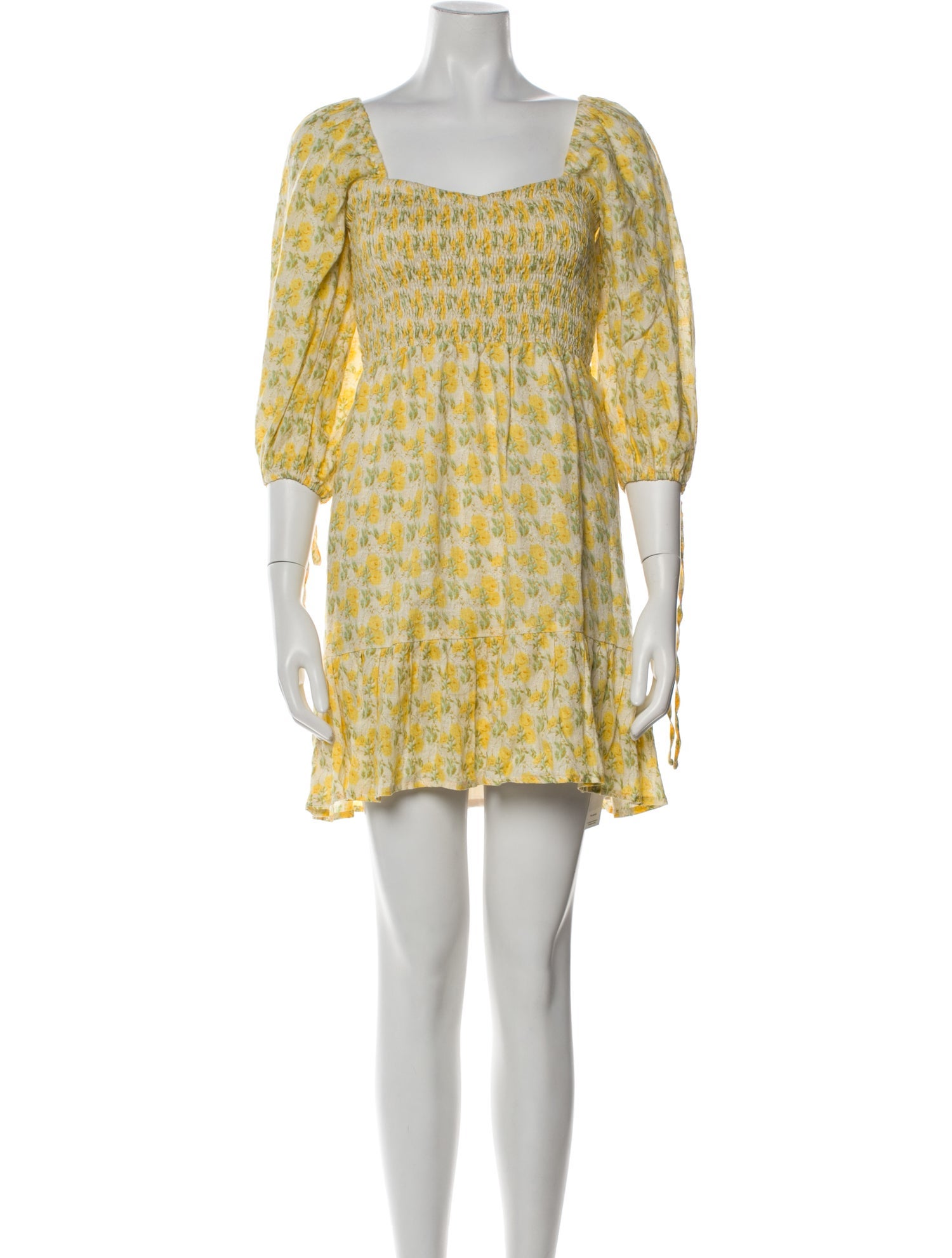 Faithfull The Brand Linen Mini Dress