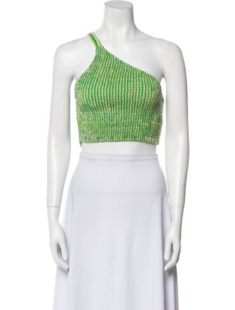 Faithfull The Brand Linen Striped Crop Top