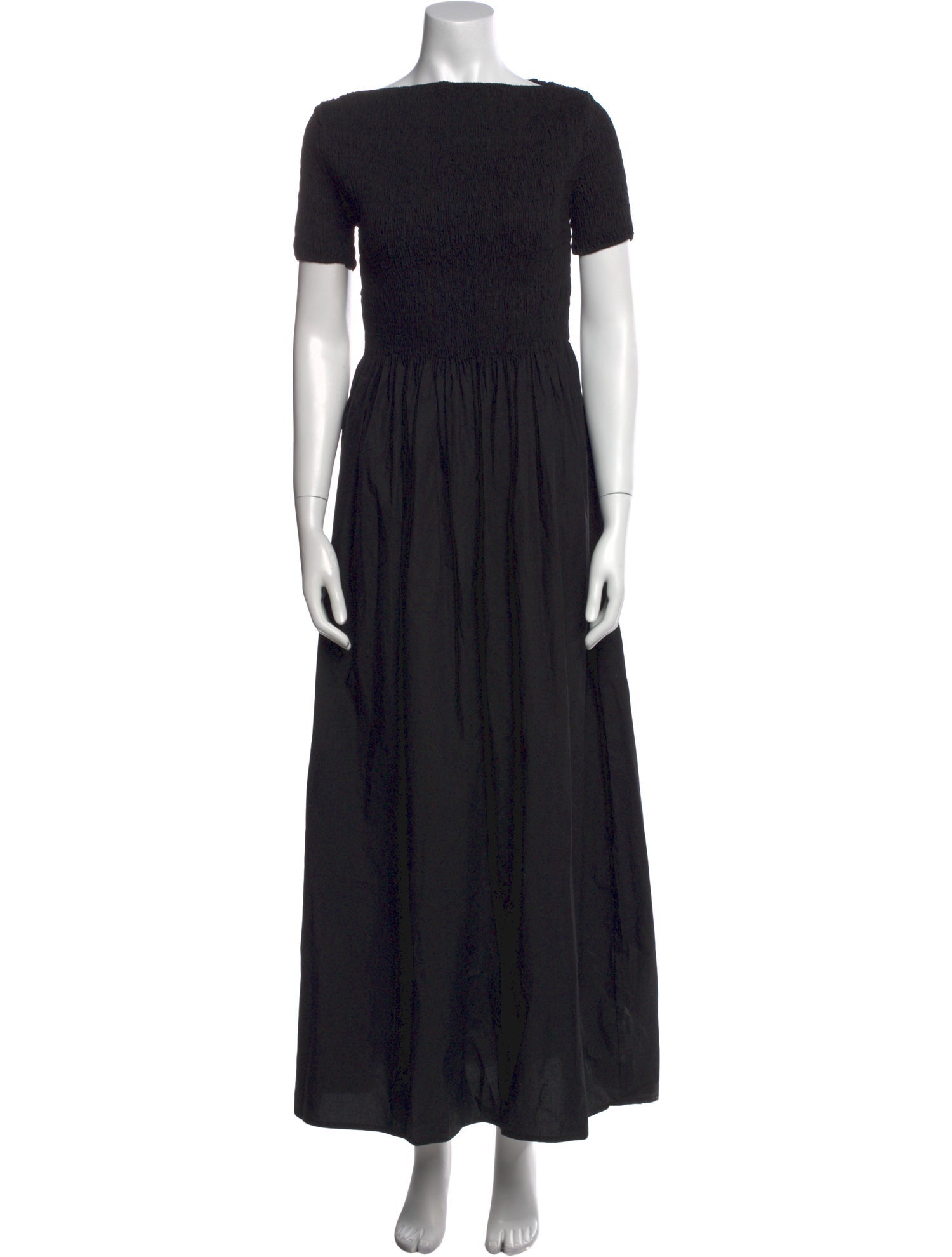 Faithfull The Brand Bateau Neckline Long Dress