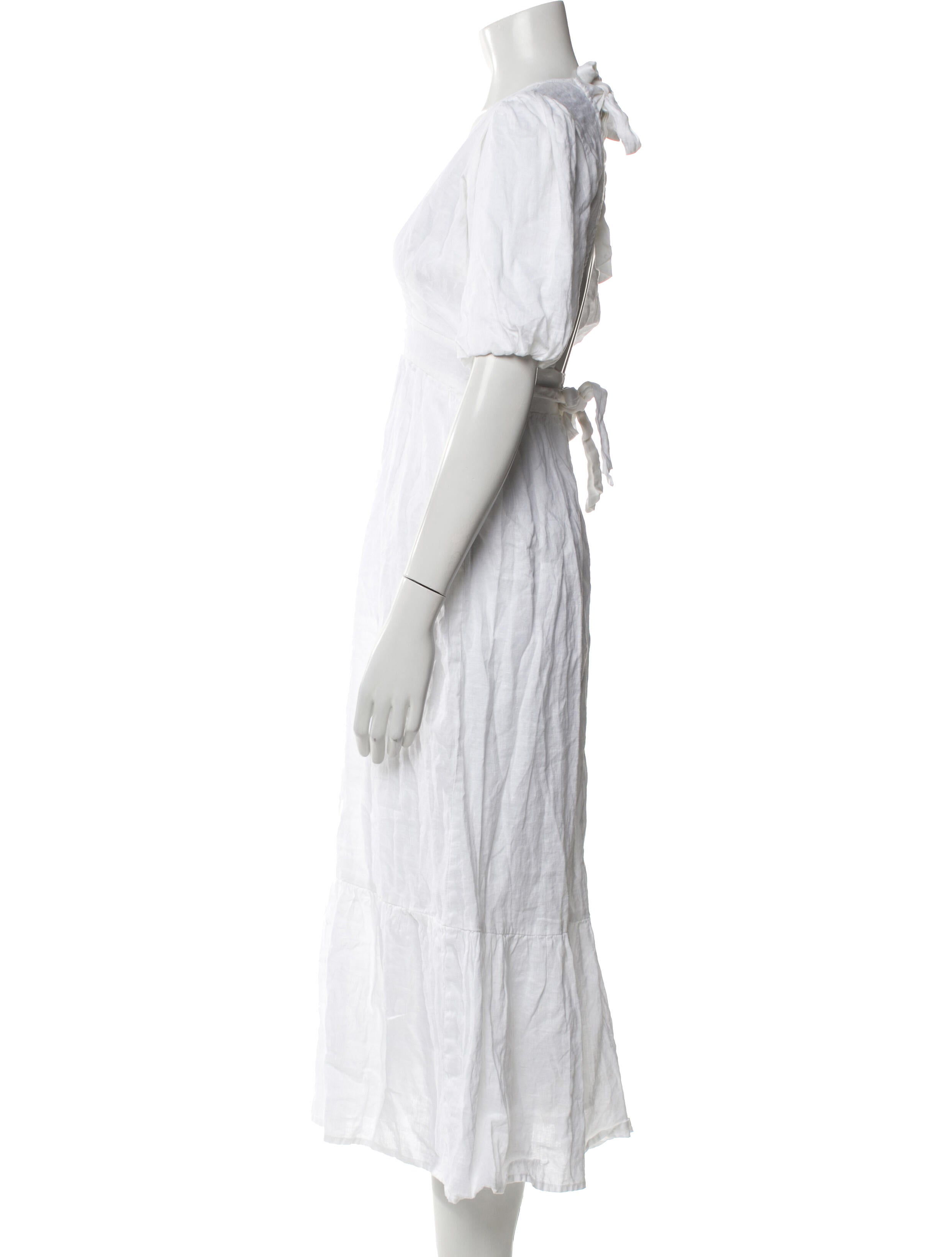 Faithfull The Brand Linen Long Dress
