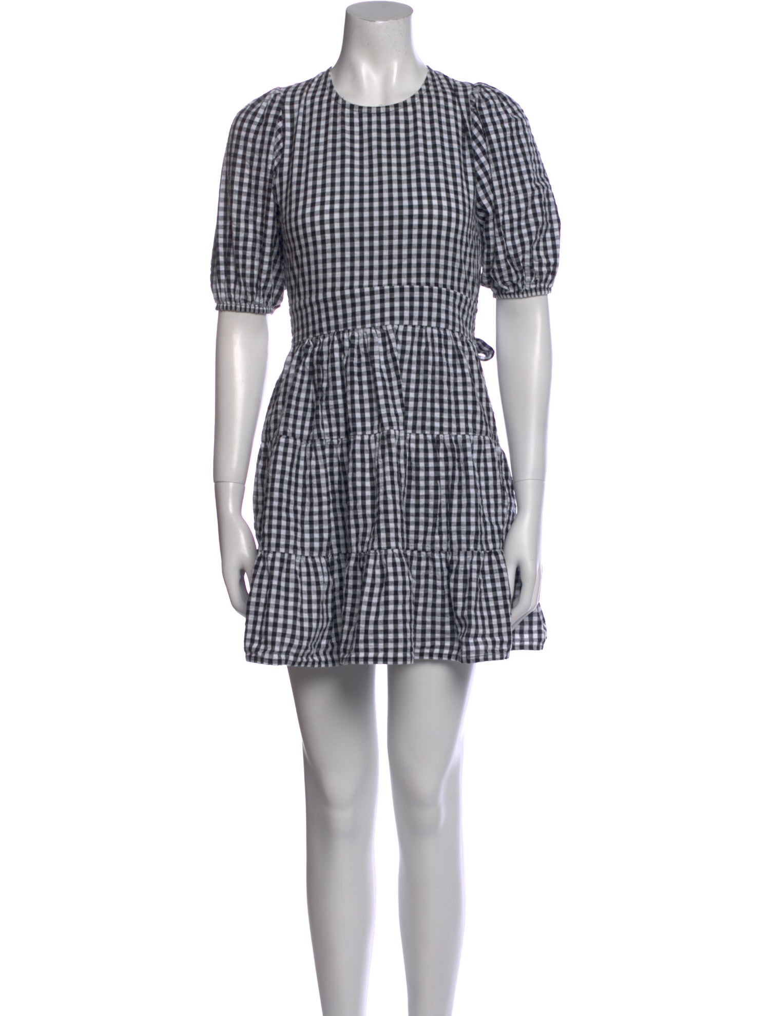 Faithfull The Brand Plaid Print Mini Dress