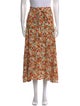 Faithfull The Brand Floral Print Midi Length Skirt