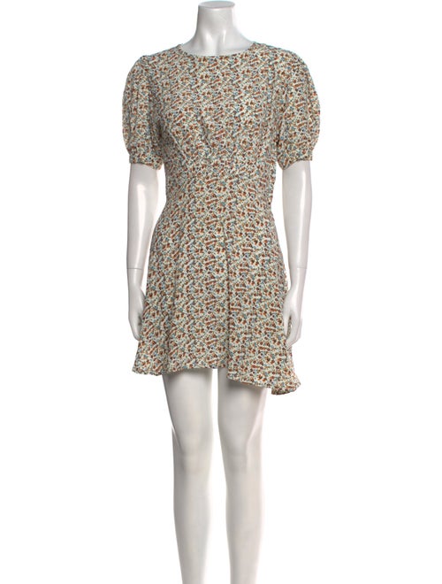 Faithfull The Brand Floral Print Mini Dress