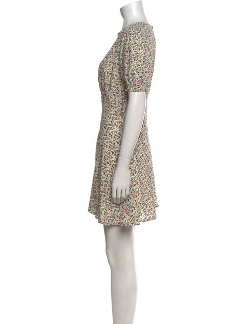 Faithfull The Brand Floral Print Mini Dress