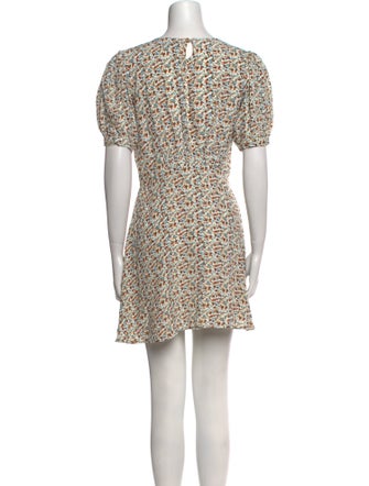 Faithfull The Brand Floral Print Mini Dress