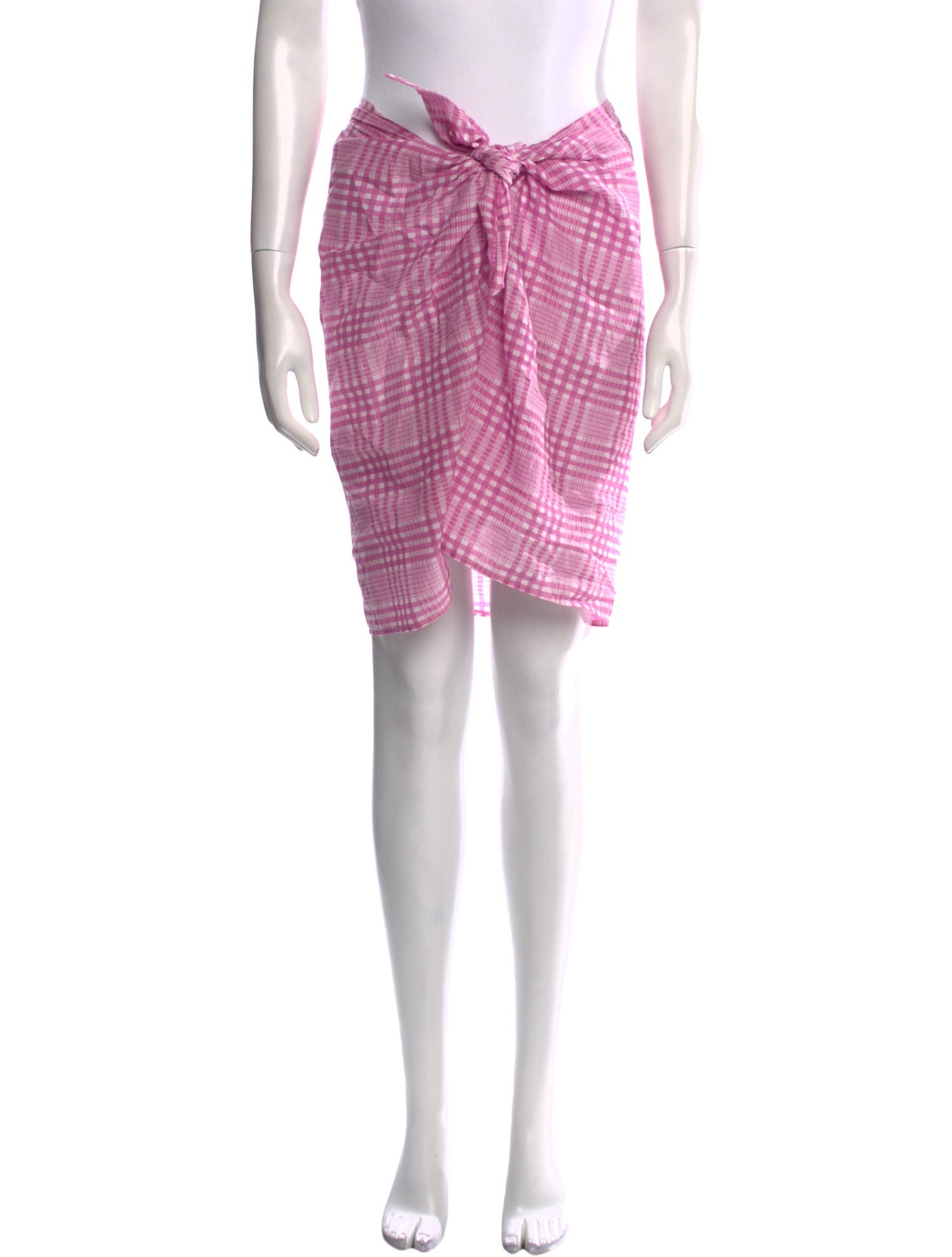 Faithfull The Brand Plaid Print Mini Skirt