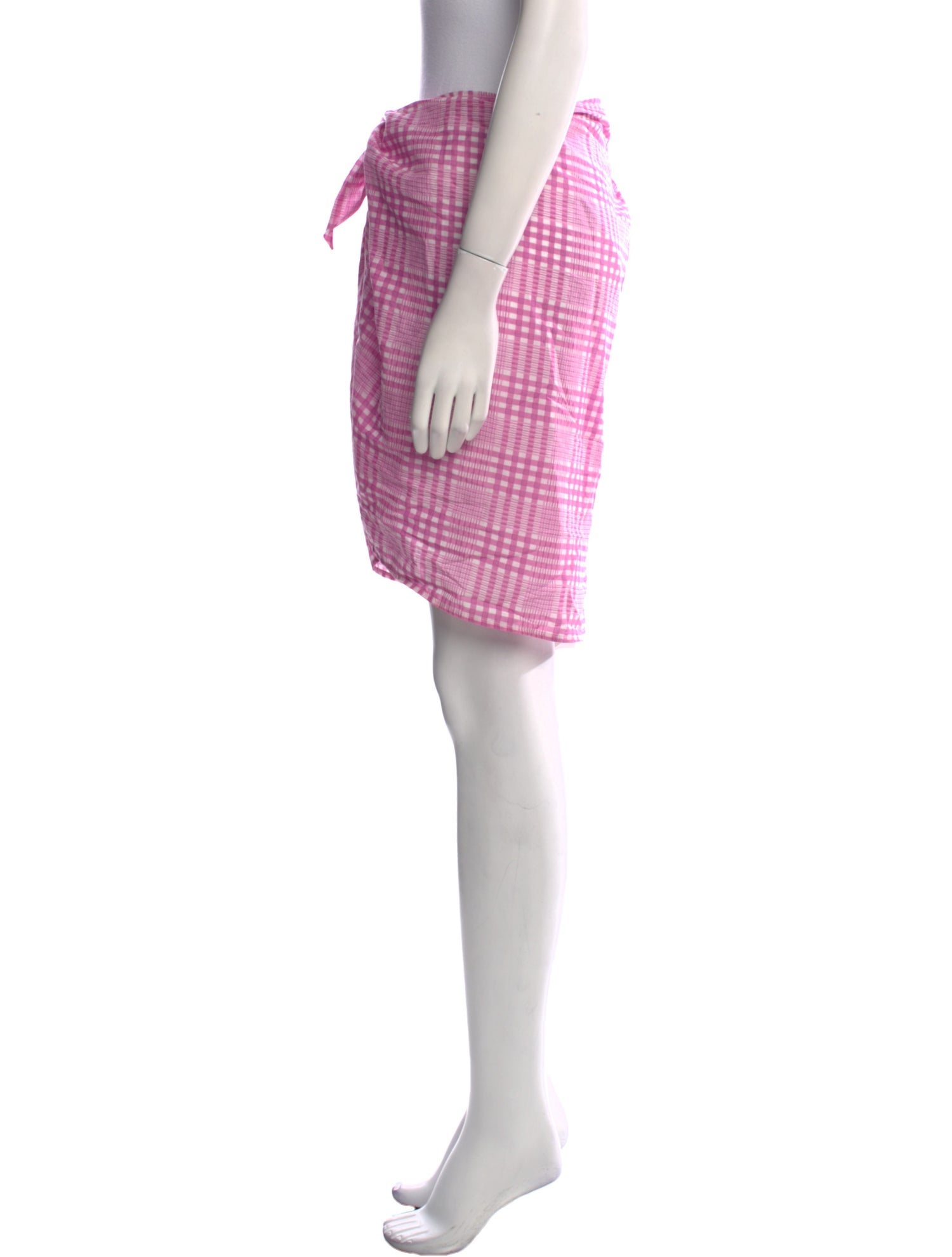 Faithfull The Brand Plaid Print Mini Skirt