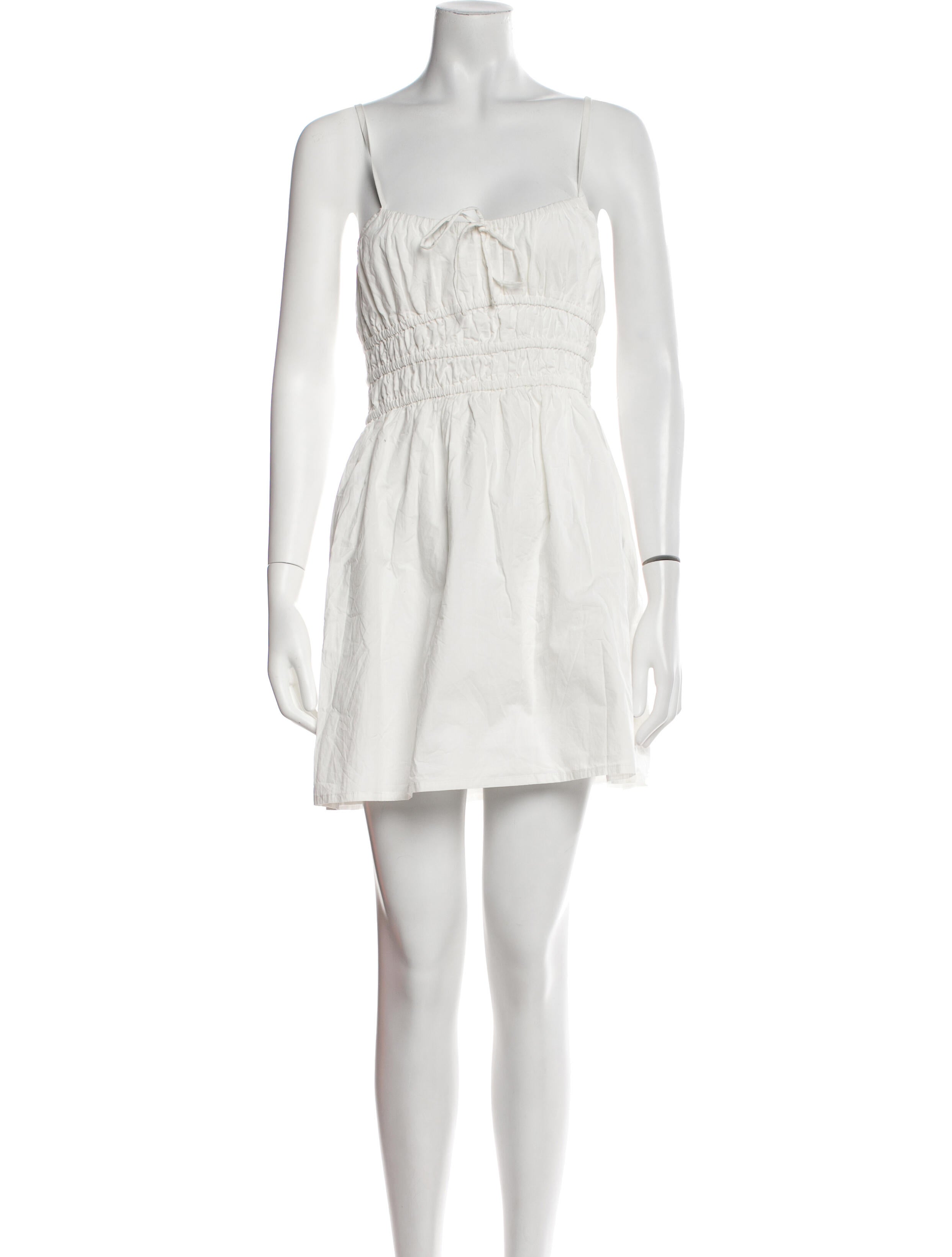 Faithfull The Brand Square Neckline Mini Dress