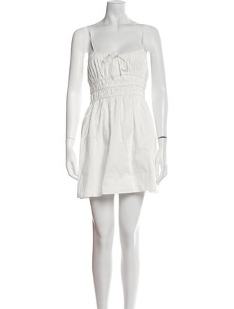 Faithfull The Brand Square Neckline Mini Dress