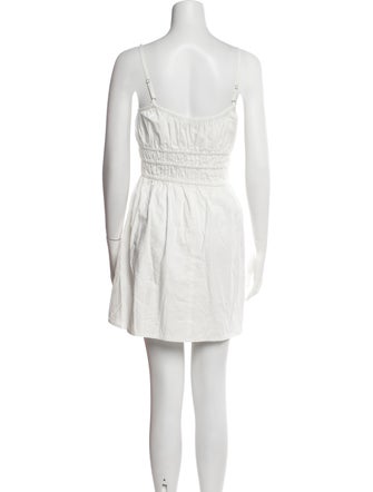 Faithfull The Brand Square Neckline Mini Dress