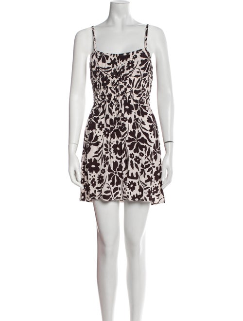 Faithfull The Brand Floral Print Mini Dress