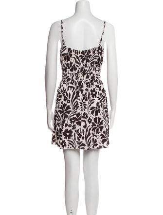 Faithfull The Brand Floral Print Mini Dress