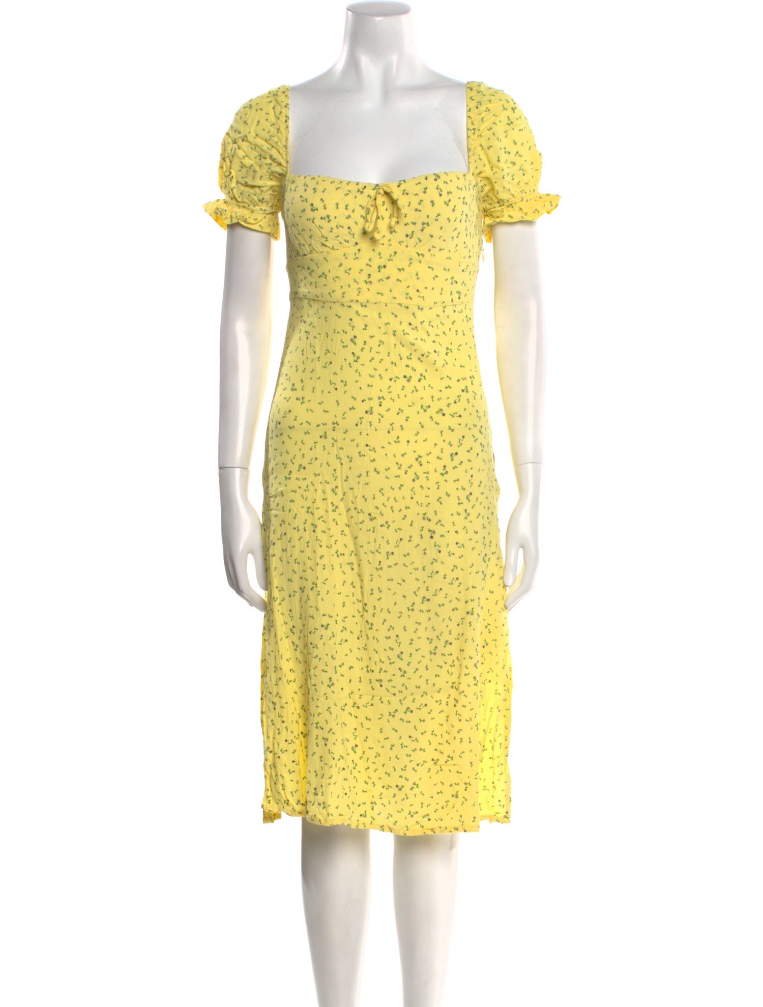 Faithfull The Brand Lace Pattern Mini Dress