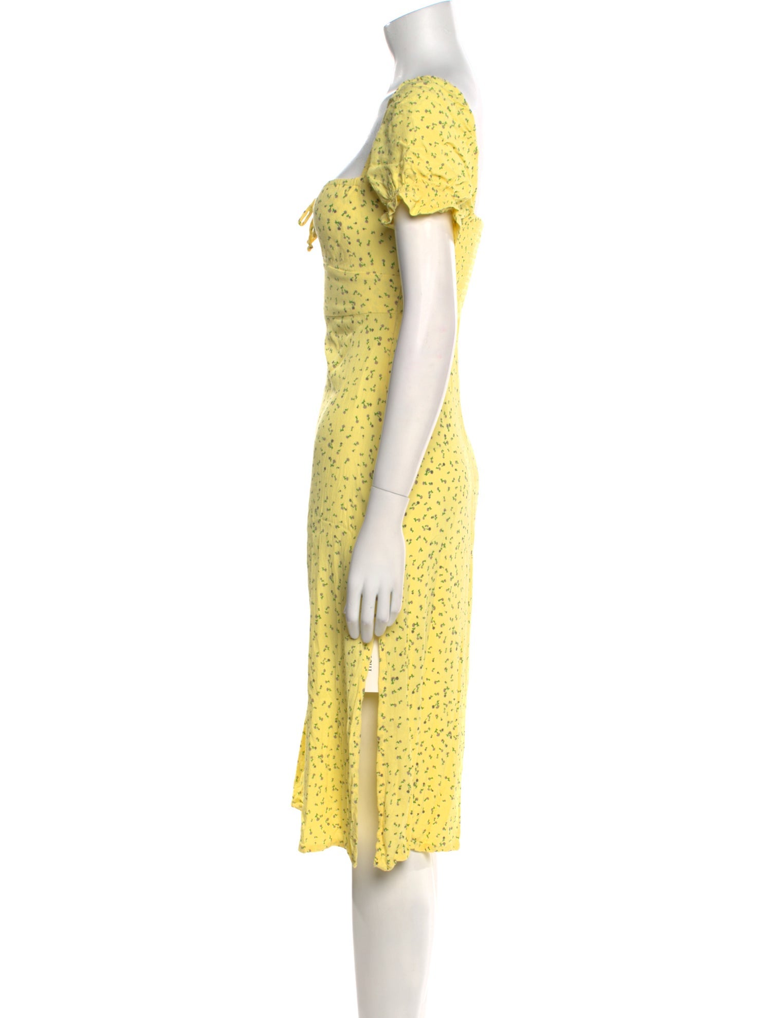 Faithfull The Brand Lace Pattern Mini Dress