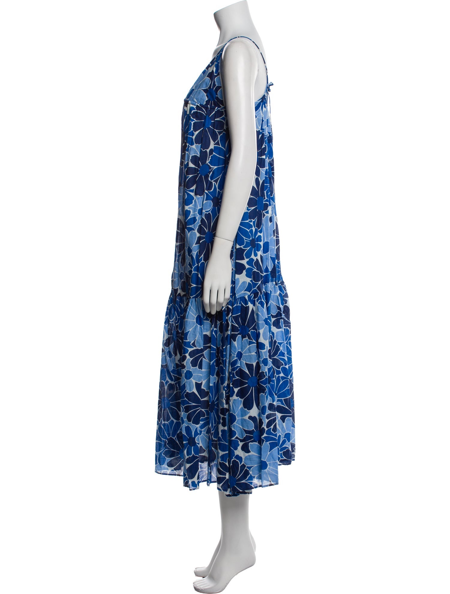 Faithfull The Brand Floral Print Long Dress