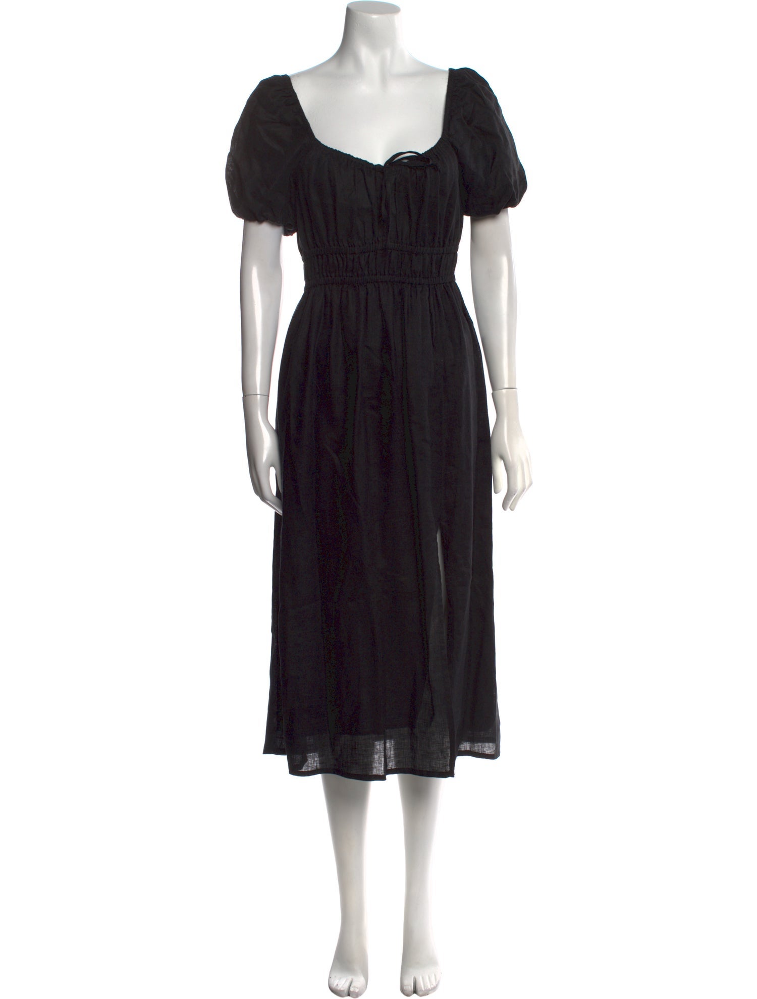 Faithfull The Brand Linen Midi Length Dress