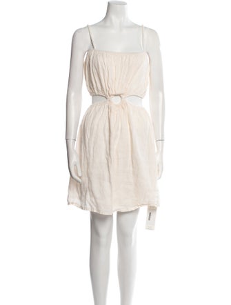 Faithfull The Brand Linen Mini Dress